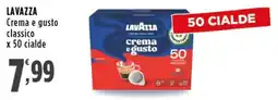 Rossotono Carrefour Lavazza crema e gusto classico offerta
