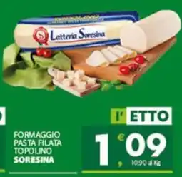 Despar Sicilia Formaggio pasta filata topolino Sorensina offerta