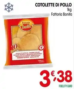 D'Ambros Cotolette di pollo Fattoria Bonita offerta