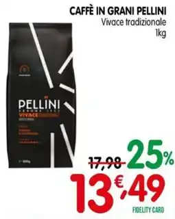 D'Ambros Caffè in grani Pellini Vivace tradizionale offerta