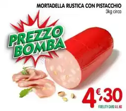 D'Ambros Mortadella rustica con pistacchio offerta
