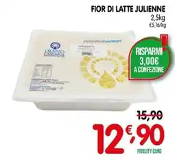 D'Ambros Fior di latte julienne Diano Casarita offerta