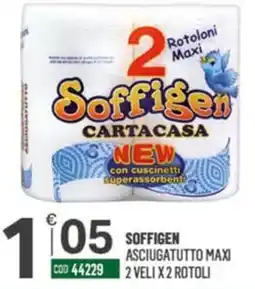 Tutto Risparmio Cash&Carry Soffigen asciugatutto maxi offerta
