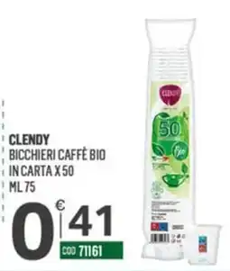 Tutto Risparmio Cash&Carry Bicchieri caffè bio offerta