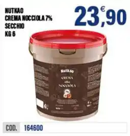 Adhoc Nutkao crema alla nocciola offerta
