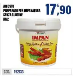Adhoc Ariosto impasto per impanatura senza glutine offerta
