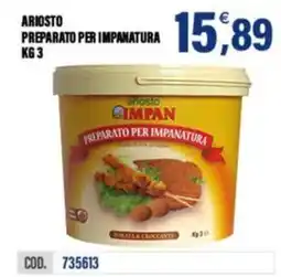 Adhoc Ariosto preparato per impanatura offerta