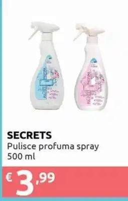 Smoll Secrets Pulisce profuma spray offerta