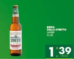 Despar Sicilia Birra dello Stretto Lager offerta