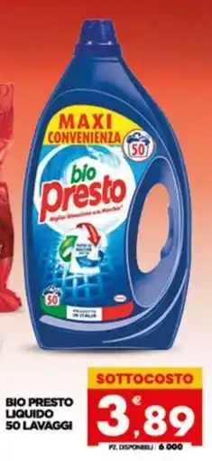 Despar Sicilia Bio Presto liquido offerta