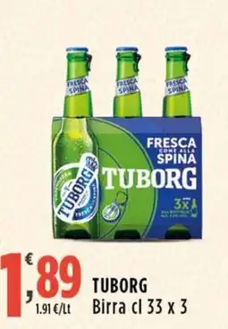 Rossotono Carrefour Tuborg Birra offerta