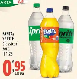 Rossotono Carrefour Fanta/ Sprite Classica/ zero offerta