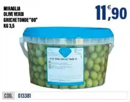Adhoc Miraglia olive verdi greche tonde 00 offerta