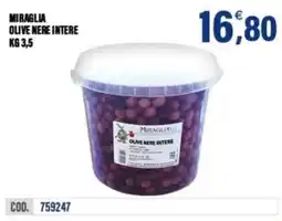 Adhoc Miraglia olive nere intere offerta