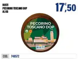 Adhoc Pecorino Toscano DOP Busti offerta
