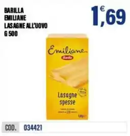 Adhoc Barilla Emiliane Lasagne all'uovo offerta