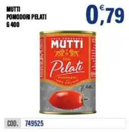 Adhoc Mutti pomodori pelati offerta
