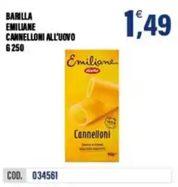 Adhoc Barilla Emiliane Cannelloni all'uovo offerta
