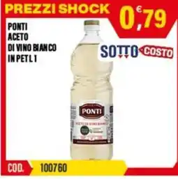 Adhoc Ponti aceto di vino bianco offerta