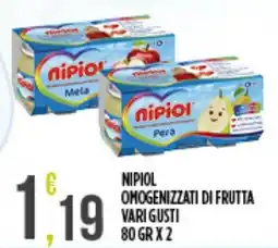 Netto Supermercati Nipiol omogenizzati di frutta offerta
