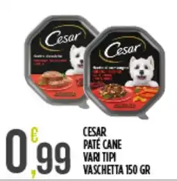Netto Supermercati Cesar paté cane offerta