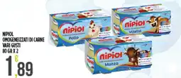 Netto Supermercati Nipioli omogeneizzati di carne offerta