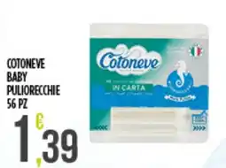Netto Supermercati Cotoneve baby puliorecchie offerta