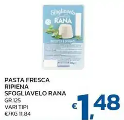 Ok Market Pasta fresca ripiena sfogliavelo rana offerta