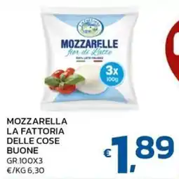 Ok Market Mozzarella la fattoria delle cose buone offerta