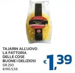 Ok Market Tajarin all'uovo la fattoria delle cose buone i deliziosi offerta