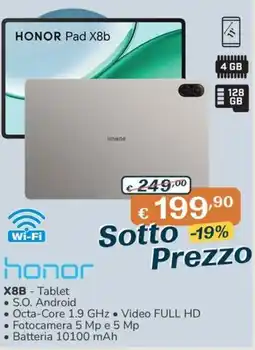 Al Pentolone Honor Pad X8b offerta