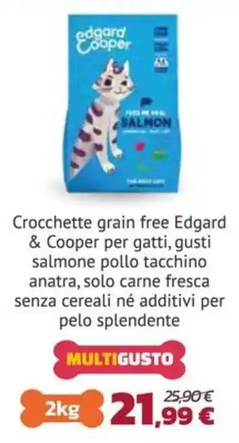 Crocchette grain free Edgard & Cooper per gatti
