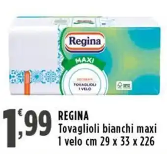 Regina Tovaglioli bianchi maxi