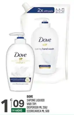 Tutto Risparmio Cash&Carry Dove sapone liquido offerta