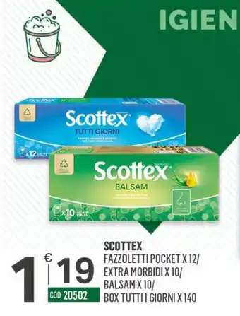 Scottex fazzeletti pocket
