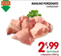 D'Ambros Maialino porzionato confezionato offerta