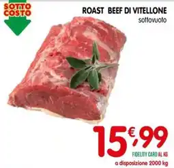 D'Ambros Roast beef di vitellone offerta