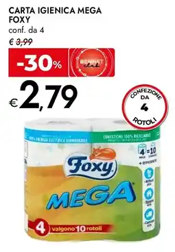Bennet Carta igienica mega Foxy offerta