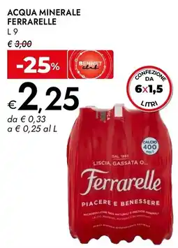 Bennet Acqua minerale Ferrarelle offerta