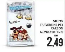 Mazzeo Giocattoli Sofys traversine pet carbon offerta
