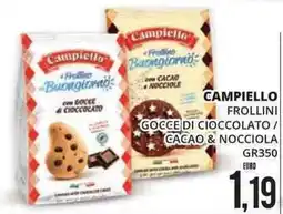 Mazzeo Giocattoli Campiello Frollini Gocce di Cioccolato offerta