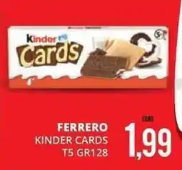Mazzeo Giocattoli Ferrero Kinder Cards offerta