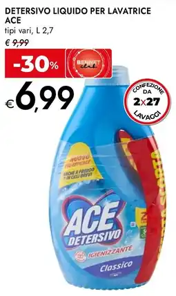 Bennet Detersivo liquido Ace offerta