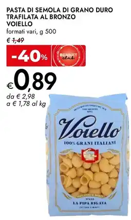 Bennet Pasta di semola di grano duro Voiello offerta