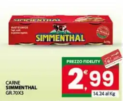 Despar Sicilia Carne Simmenthal offerta