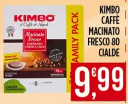 Netto Supermercati Kimbo Caffè Macinato Fresco Espresso Formula Bar offerta