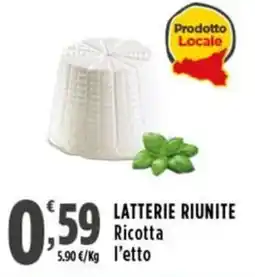 Rossotono Carrefour Ricotta LATTERIE RIUNITE offerta