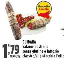Rossotono Carrefour Guidara Salame nostrano offerta