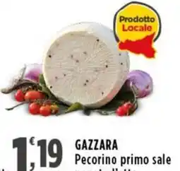 Rossotono Carrefour Gazzara Pecorino primo sale offerta