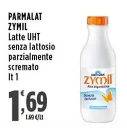 Rossotono Carrefour Parmalat Zymil Latte UHT senza lattosio parzialmente scremato offerta